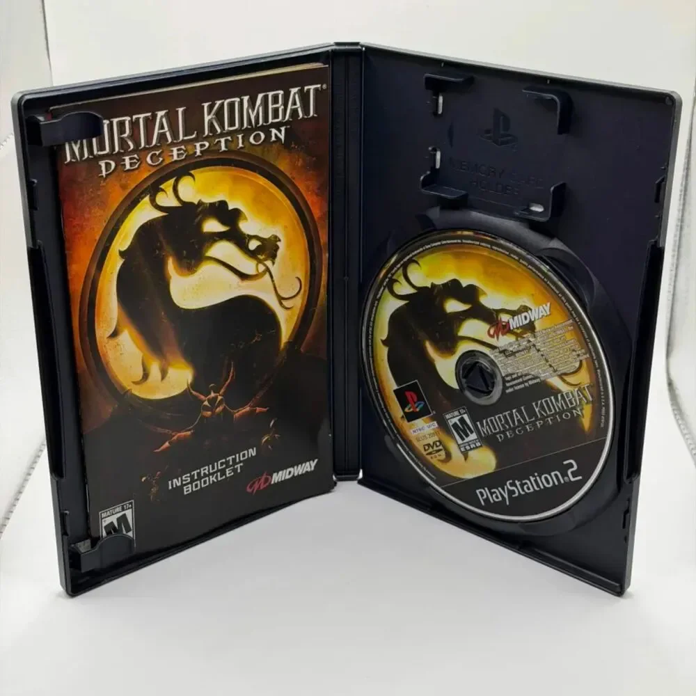 Mortal Kombat: Deception-Premium Pack (PlayStation 2, 2004) HALF SEALED